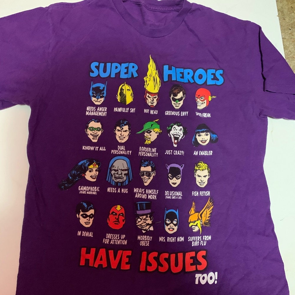 Vintage 90s’ super hero t shirt